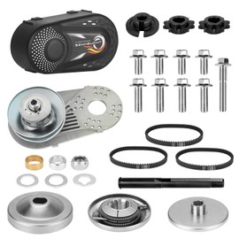 CVT Torque Converter 30 Series Mini Bike 6.5Hp Go Kart Clutch 3/4 inch 10T #40/41/420 & 12T #35 Chain Drive Pulley for Manco Comet TAV2 Engine Replace for 218353A 219456A 219552A, with 3 Belts