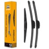 AUTOBOO 26"+20" Windshield Wipers with 14" Rear Wiper Blade Replacement