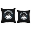 Snow Problem? No Problem! Snow Plow Throw Pillow