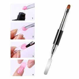 TIKA Dual-Ended PolyGel Nail Brush & Spatula Picker - 2 in 1 Gel Application Tool