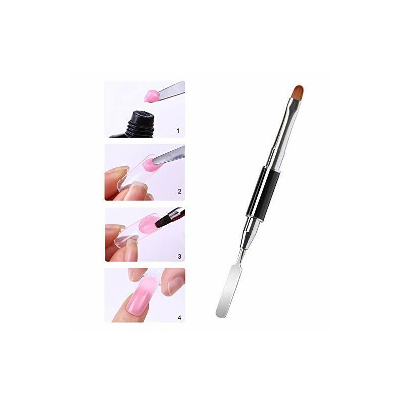 TIKA Dual-Ended PolyGel Nail Brush & Spatula Picker - 2