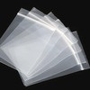 100-Pack 60mm x 60mm Clear Resealable Zipper Plastic Baggies -
