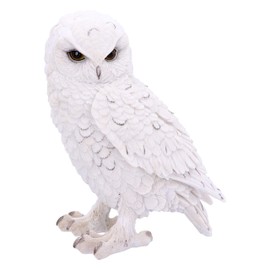 Nemesis Now Snowy Watch Large 20cm, Resin, White, One Size