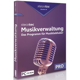 Stecotec Musikverwaltung Pro: CD- und Schallplatten-Sammlung am PC verwalten, Musikverwaltungsprogramm, Musikverwaltungssoftware, Verwaltung, Musiksammlung / Musik ordnen, sortieren & organisieren