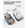 MOES USB Outlets(UL Certified), Type-C & USB-A Ports, 5VDC 4.8A
