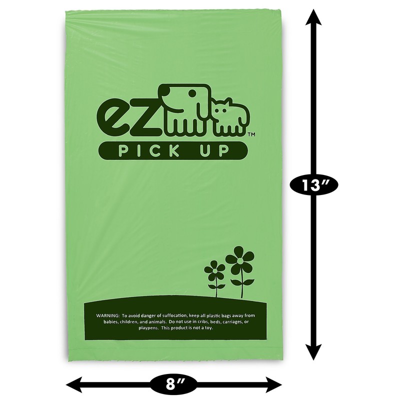 1000 Pet Waste Disposal Dog Poop Bags, EZ Pickup Bags