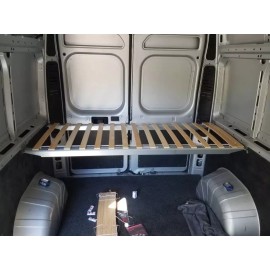 IKEA 2x Beams Ford Transit Camper Van Twin Bed Central Support Adjustable 55" to 79"