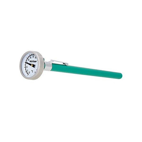 REOTEMP K79-7 Pocket Thermometer, Waterproof, 12.7 cm Stem, -10 to 110 Celsius