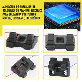 Accesorio de soldadura de alambre eléctrico, soporte de electrodo de soldadura, accesorio de soldadura de potencia de sujeción resistente y multifuncional, erramientas, manos que ayudan a soldar