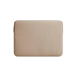 UNIQ Cyprus Neoprene Laptop Sleeve with Water-Resistant Technology (UP to 14”), Nude Brown