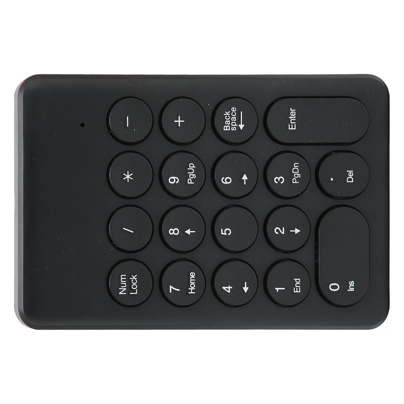 Numeric Keyboard 18 Keys Ergonomic Tilt Design 2.4GHz Wireless Stable
