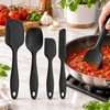 Silicone Spatula Set for Cooking and Baking – 4-Piece Heat-Resistant