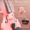 1/8 Beginner Violin Kit, Complete Violin Set with Case, Bow,
