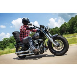 Kuryakyn 7839 Motorcycle Accent Accessory: Regulator Cover for 2001-17 Harley-Davidson Softail Motorcycles, Chrome