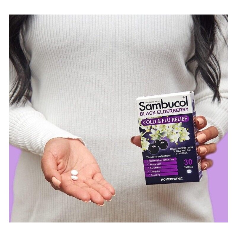Sambucol 6 Pack-Sambucol Black Elderberry Cold & Flu Relief Tablets