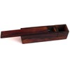 Treasure Gurus Wood Writing Desk Box with Wooden Nib Pen