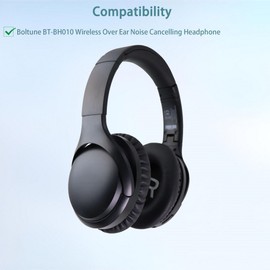 BT-BH010 Ear Pads, HAIZEEN Ear Pads Compatible with Boltune BT-BH010 Wireless Over Ear Noise Cancelling Headphones Ear Pads Replacement Cushion (Cooling Gel Layer)