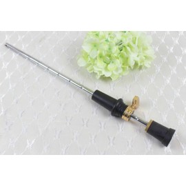 WUQIMUSC 3/4 4/4 Double Bass End Pin Ebony Rubber Durable Skid bass parts Non-slip Bottom,1PCS