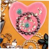 Gadpiparty Simple Yet Stylish Ceramic Jewelry Plate Heart Ring Necklace