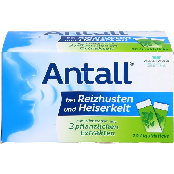 Weber & Weber Antall bei Reizhusten und Heiserkeit Sticks, 20.0 St. Beutel