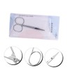 NOLITOY 6pcs Stainless Steel Eyebrow Shaping Scissors Set Durable Vibrissa