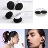 200 Black Sponge Headphone Covers, Replaceable Headphone Sponge Covers, Foam