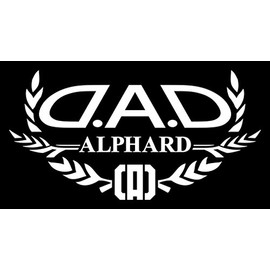Garcon DAD [Auto Model Sticker] Alphard (White) ST107-01 D.A.D AUTO MODEL STICKER