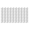 100pcs Dog Shape Paper Clips Creatively Cute Plated Metal Bookmark