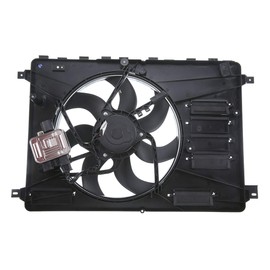 A-Premium Engine Radiator Cooling Fan Assembly Compatible with Volvo S60 2012-2017, S60 Cross Country 2016-2017, S80 2011-2016, V60 Cross Country 2015-2017, XC60, XC70, Replace# 31368867, 30792866