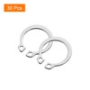 sourcing map 30 Pcs External Retaining Rings, 18.5mm 304 Stainless