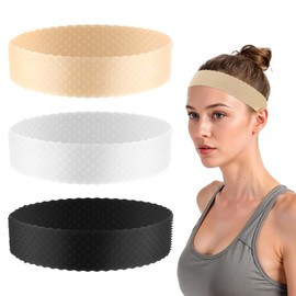 Wig Grip Headband, 3 Pcs Wig Band to Hold Wigs in Place for Women & Men, 22-35 cm (3 Colors)