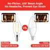 60W Equivalent Dimmable LED Chandelier Bulb - 4.5W 2700K Soft