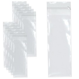 celloexpress Florist Care Card/ATC - 65mm x 90mm + 30mm Flap - Cellophane Display Bags Self Seal 40 Micron - Tiny Cello - Pack of 50