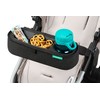 Universal Stroller Tray with Insulated Sippy Cup Holder - Upgraded