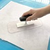 Hanroy Plastic Trowel with Black Comfortable Grip Handle, Includes 3.5"