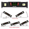 Digital Magnetic Spirit Level and Protractor - RISEPRO 10" IP54