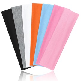 Tumurup Women's Sports Headband, 7 Pieces Hair Band, Women's Thin Elastic Hair Bands, Non-Slip Headband, Soft Hair Band, Yoga, Fitness, Running