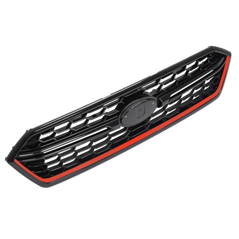 Front Bumper Upper Grille Compatible with 2018-2021 Subaru WRX/WRX STI
