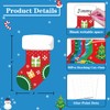 SICOHOME Christmas Cut-Outs for Classroom 4"x6" Assorted Xmas Stocking Cut-Outs