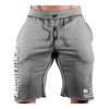 Monsta Clothing Co. MC-Crest Flag-307 Sweatshorts (Charcoal Sweatshorts/White & Black