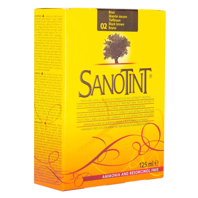 SANOTINT – 4% PPD, ohne Ammoniak schwarz braun Hair Dye