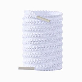 Shark Tooth Laces, Running Shoe Laces, 120cm (White)