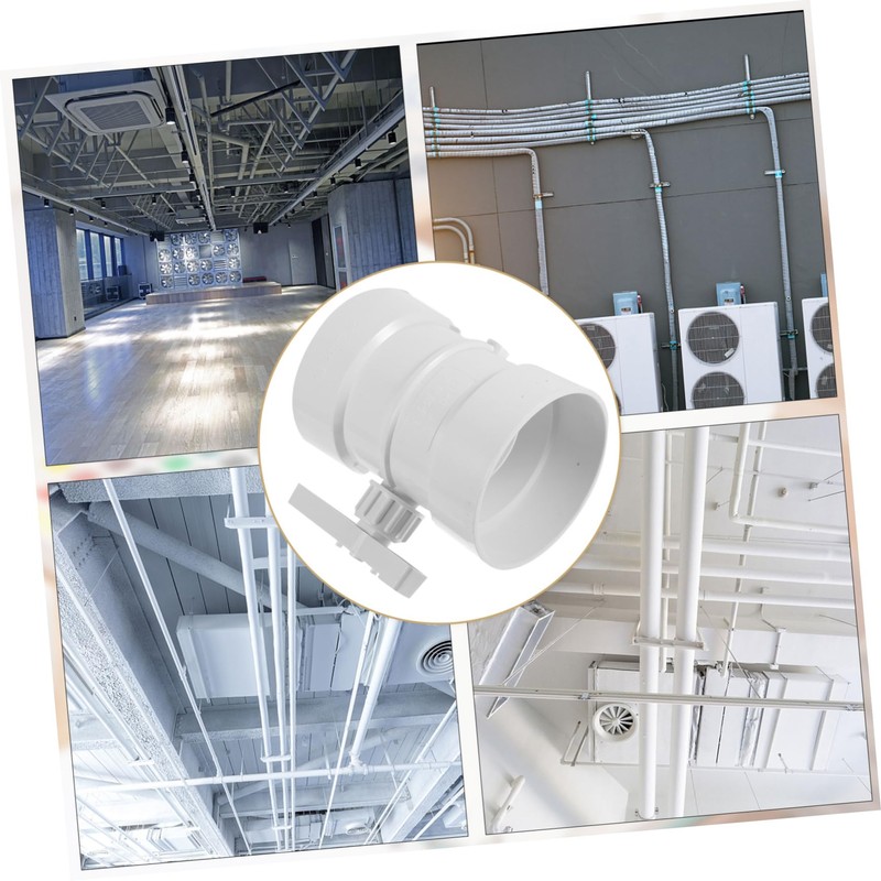 BESPORTBLE Control Valve Pp Plastic Manual Air Duct Damper for