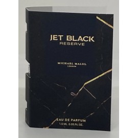 Michael Malul Jet Black Reserve 0.05 oz 1.5 ml EDP Spray Mini Travel Sample Vial