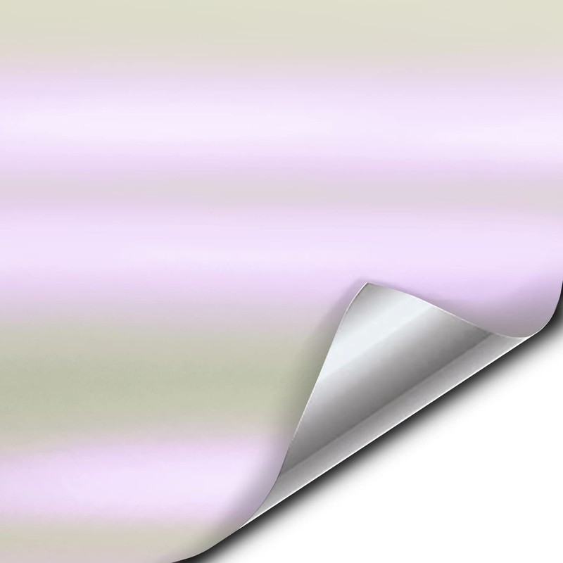 VViViD+ Matte Satin White to Purple Space Pearl Vinyl Car