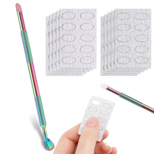Lnngub Nail Cuticle Pusher,Cuticle Pusher Tool Dual Ended Cuticle Remover