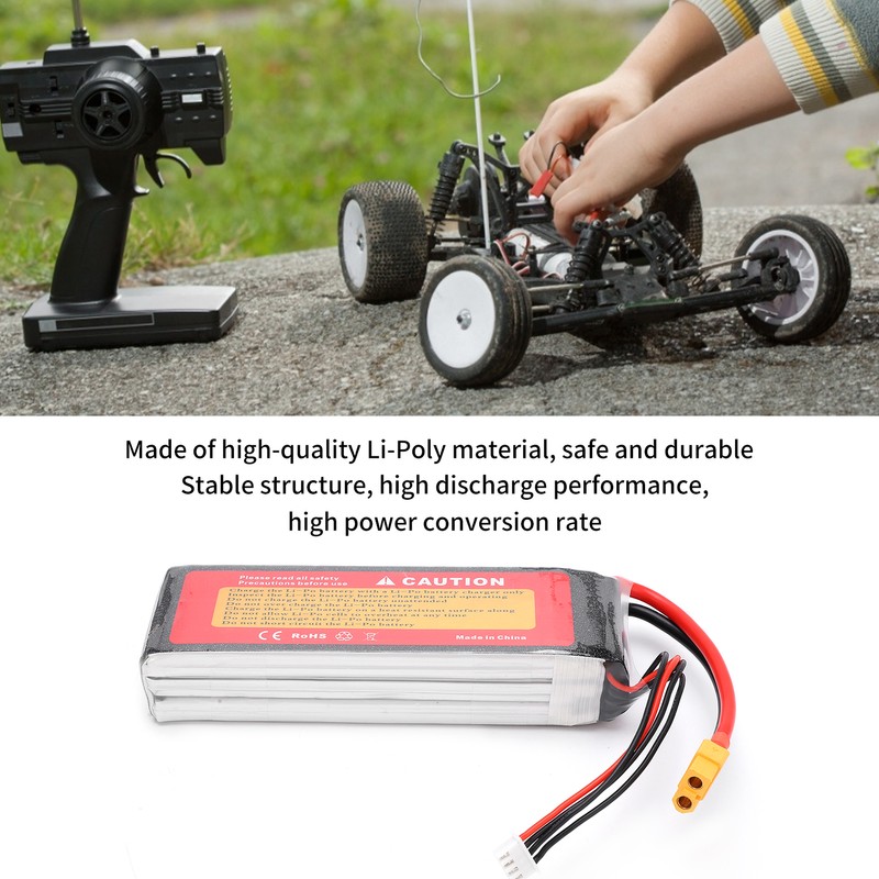 6000mAh LargeCapacity Lithium Battery 11.1V 45C 3S XT60 Plug Model