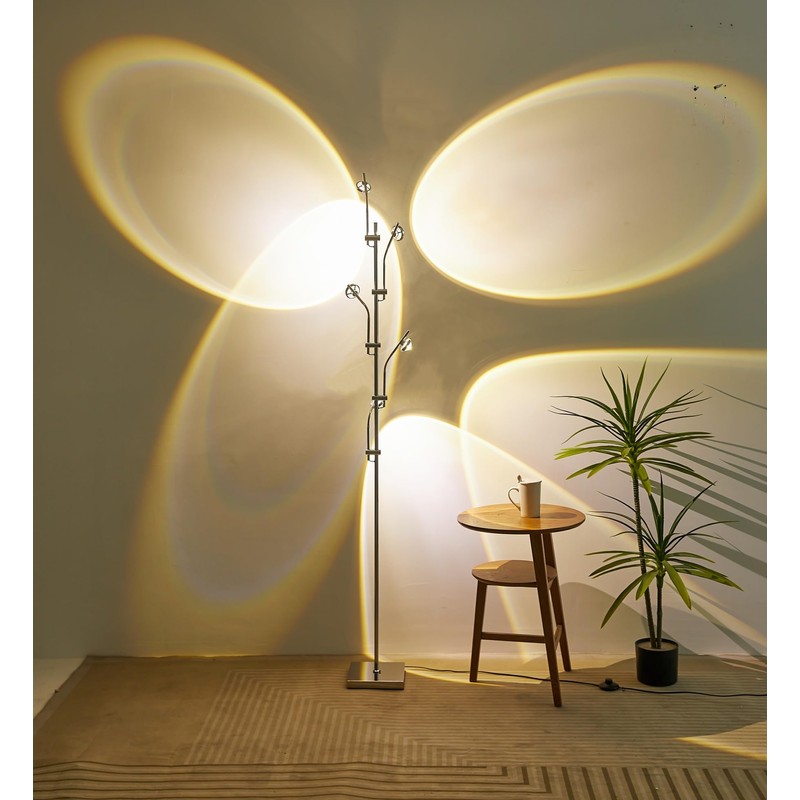 Sunset Floor lamp Unique 5 Head Projector lamp for Bedroom