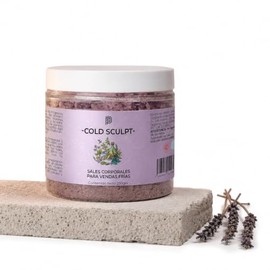 Sales Corporales para Vendas Frías - Reductivas - Tonifica - Antiinflamatorio - Sal Marina - Aceite de Romero - Lavanda - Cola de Caballo- 250g -
