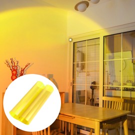ibasenice Lighting Gels Yellow Color Filter Sheets Color Filter Paper Correction Filter Transparent Light Film for Photo Studio Light Strobe Flashlight Coloured Overlays